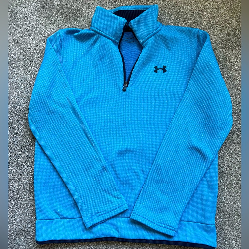 Boys Under Amour 1/4 zip Long Sleeve
